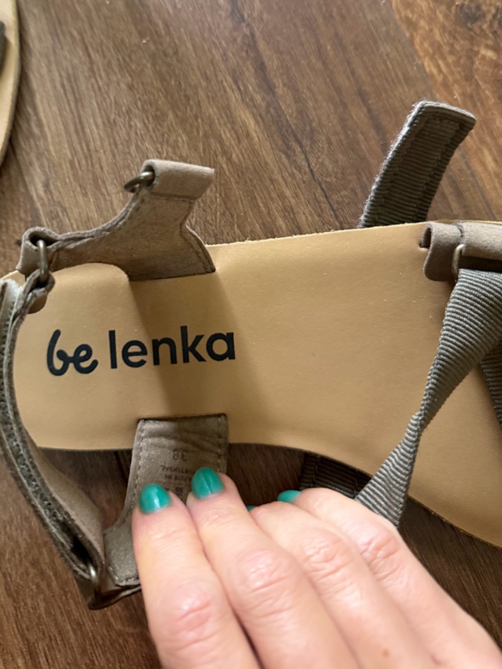 NWOT Be Lenka Barefoot Sandals Flexi - Olive Green, 38 - Picture 5 of 7